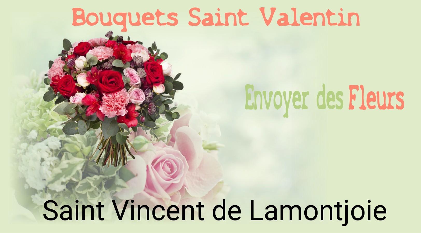Roses de Saint-Valentin livrées à Saint-Vincent-de-Lamontjoie